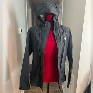 Black North Face Outer Shell Rain Jacket